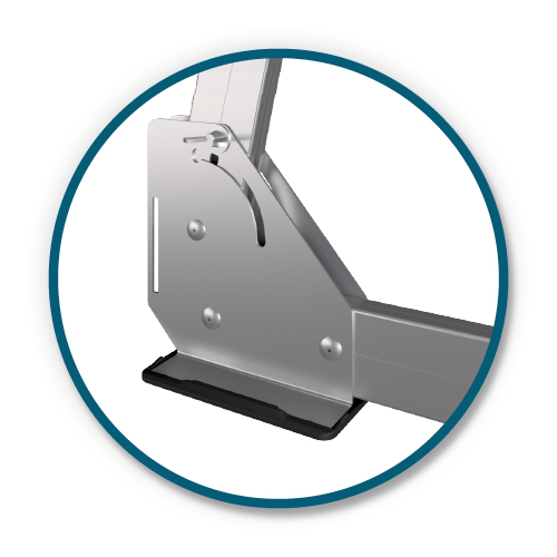 Barrial Shed einfacher Montage Schritt 2 Fixierung des Klemmhalters