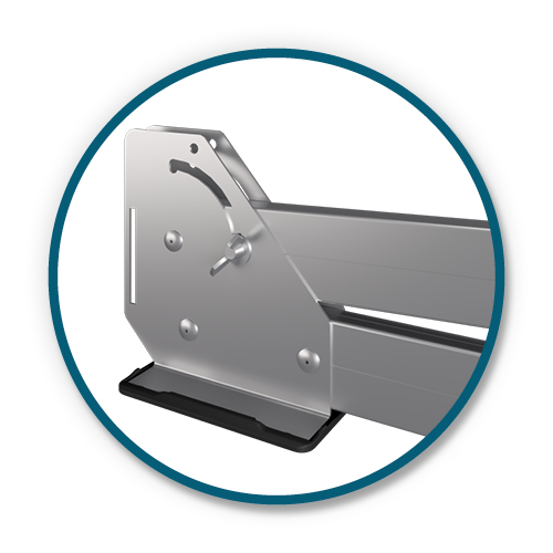 Barrial Shed einfacher Montage Schritt 3 Mögliche Höheneinstellung