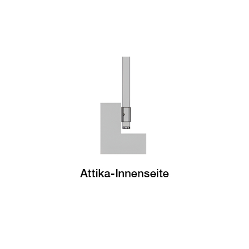Montagebereich - Attika-Innenseite