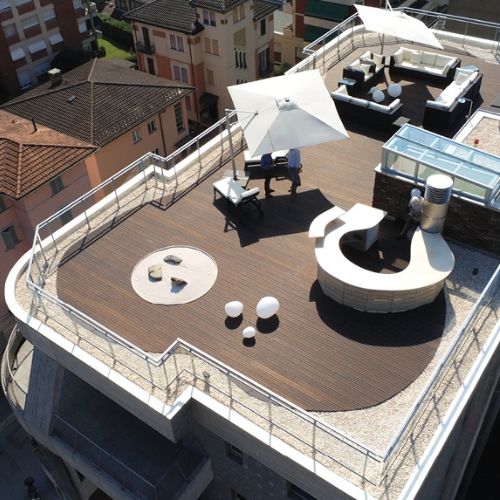 Panorama P-ST Premium selbsttragend Dachterrasse